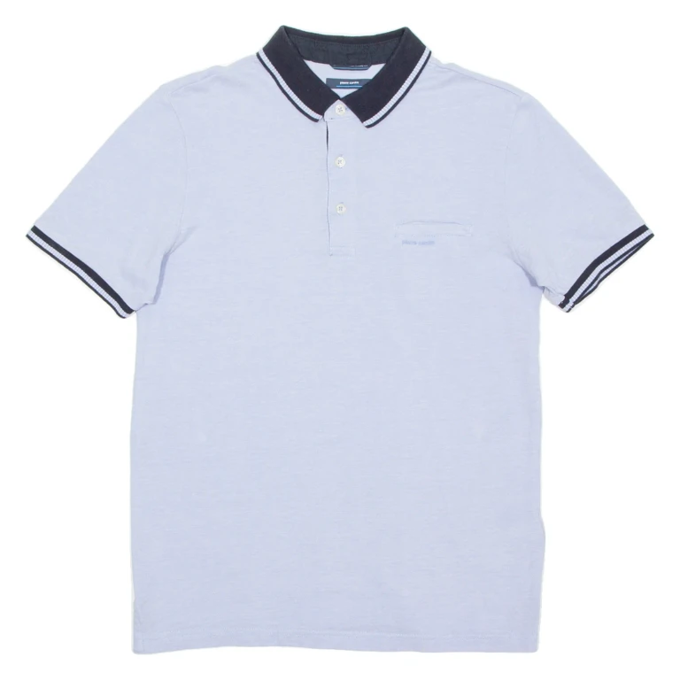 PIERRE CARDIN Mens Polo Shirt Purple S