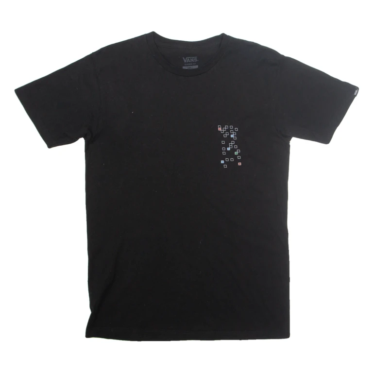 VANS Mens T-Shirt Black S