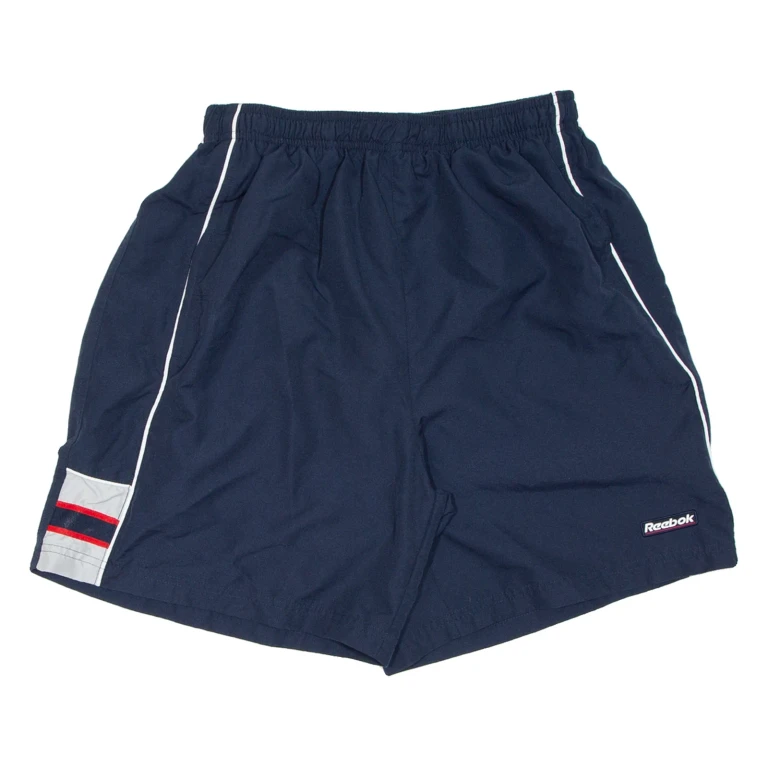 REEBOK Mesh Lining Mens Swimming Shorts Blue Relaxed M W28