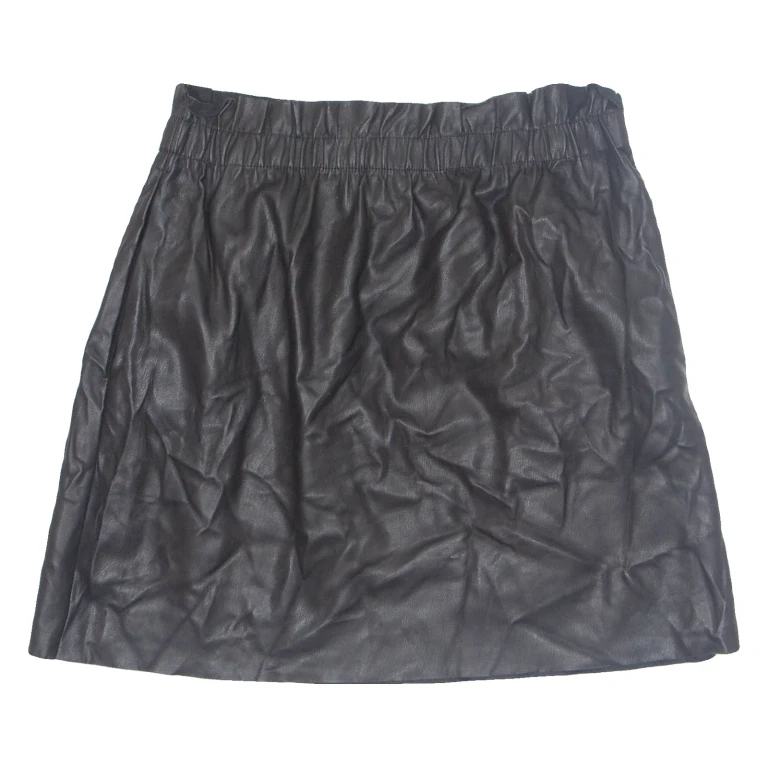 ZARA Womens A-Line Skirt Black Short M