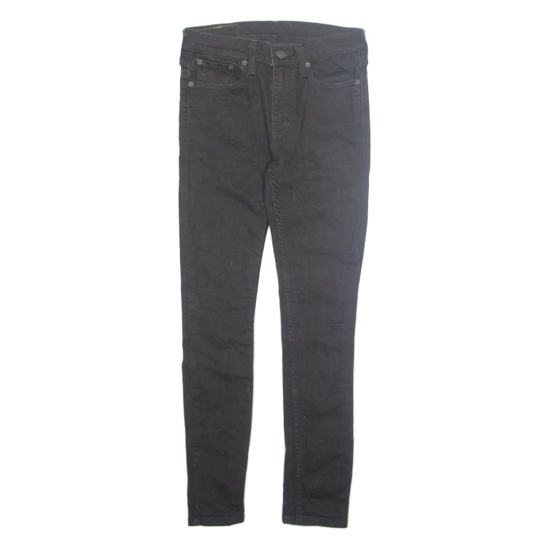 LEVI'S 519 Jeans Womens Black Slim Skinny W29 L29
