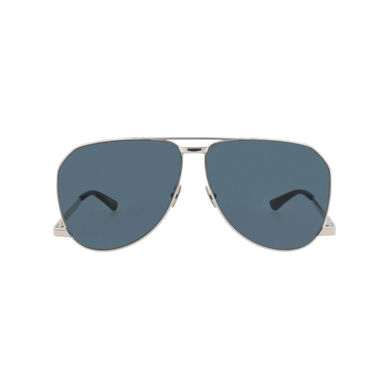 Aviator-Frame Metal Sunglasses