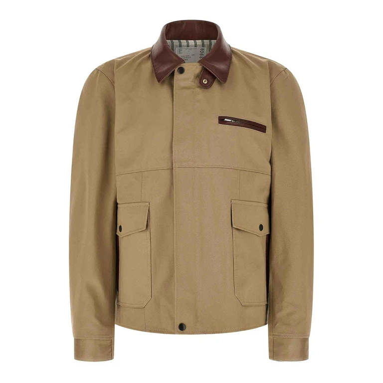Sacai シャツカラー コットンジャケット