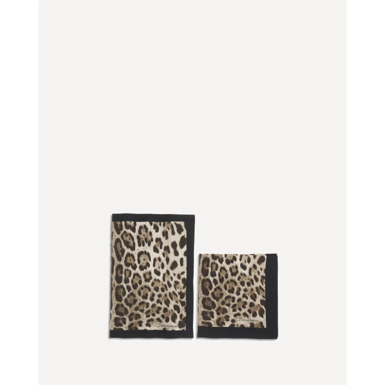 Ensemble de sets de table et serviettes en lin Dolce & Gabbana