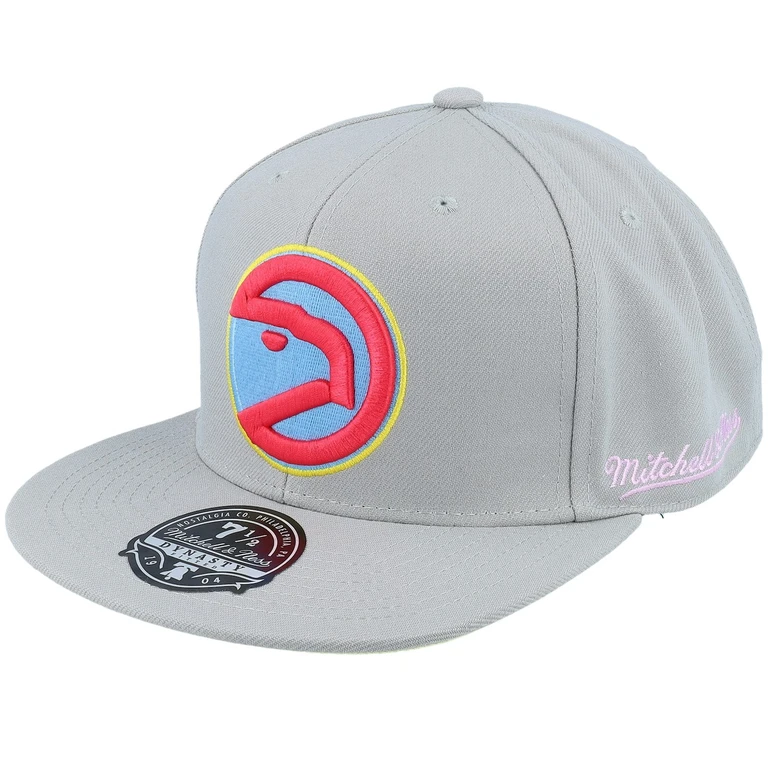 Mitchell & Ness Men's NBA Til Dawn Fitted Hwc Hawks Fitted Caps