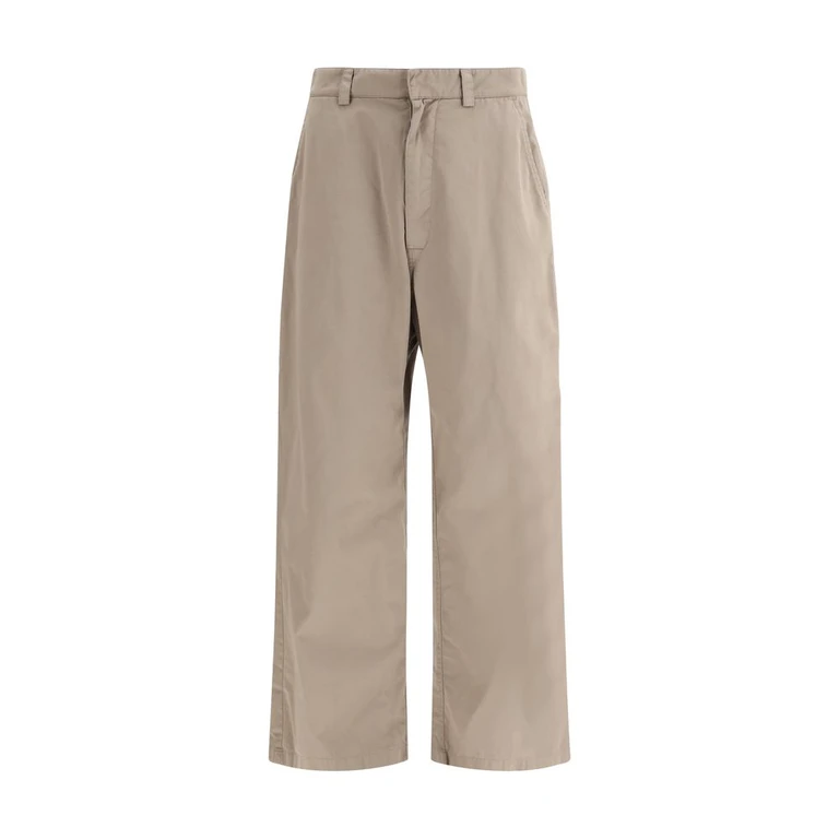 Balenciaga Beige Cotton Casual Pants - Men