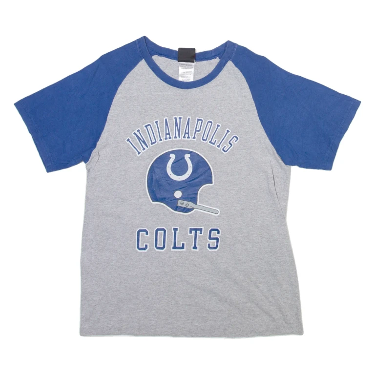 NFL Indianapolis Colts Womens T-Shirt Grey USA XL