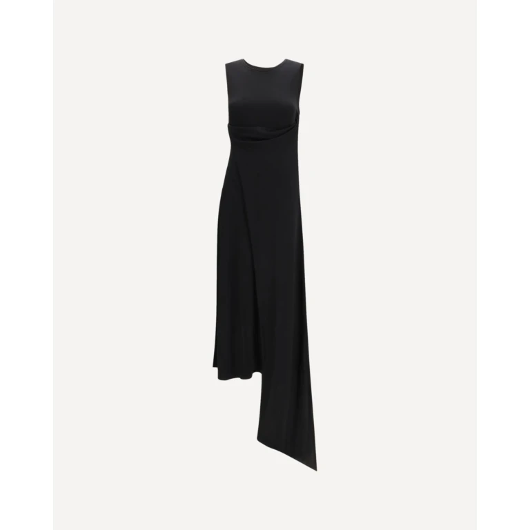 Vestido longo de jersey AMI PARIS