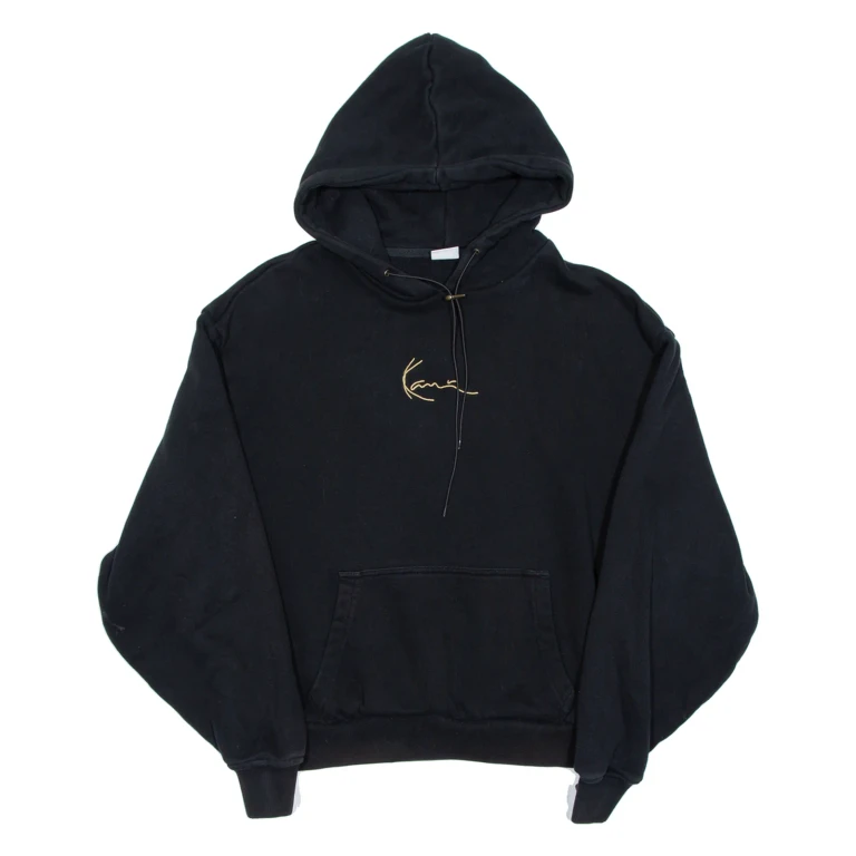 KARL KANI Womens Black Hoodie S
