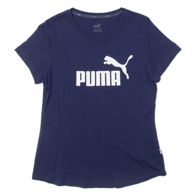 PUMA Womens T-Shirt Blue M