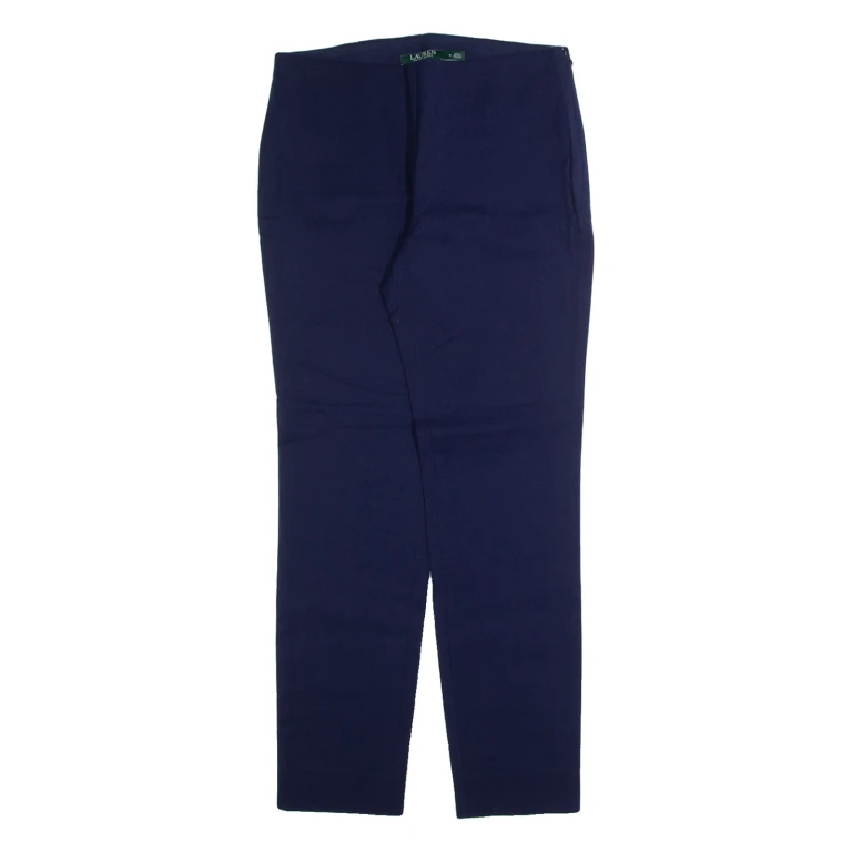 RALPH LAUREN Womens Trousers Blue Slim Tapered W28 L27