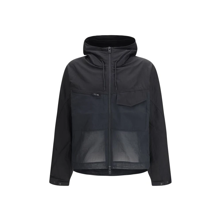 Black Cotton Shell Jacket Clothing - Men