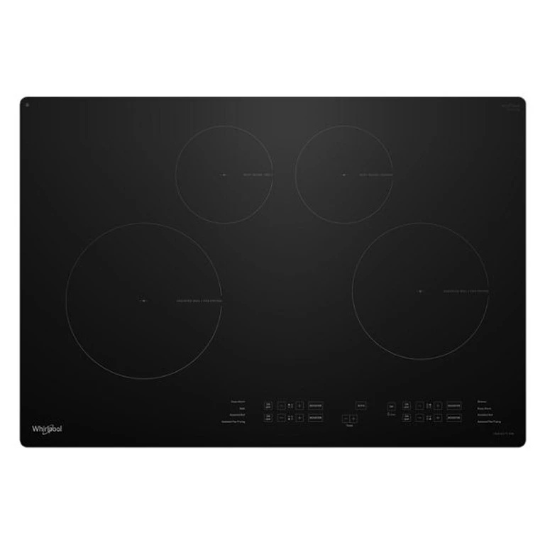Induction Cooktop with WipeClean Coating - 4 Elements in Black 30" WCIT6030SB