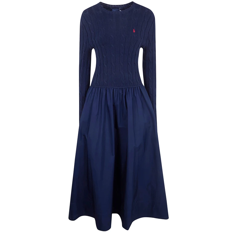 POLO RALPH LAUREN Long Sleeves Shirt Long Dress (211A96349)