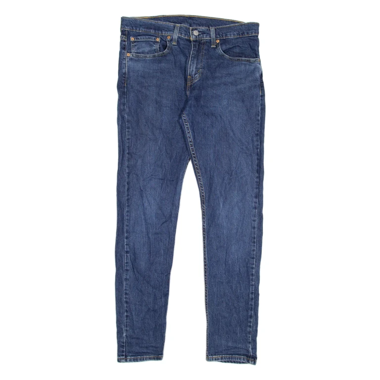 LEVI'S 512 Jeans Lo-Ball Mens Blue Slim Tapered W32 L31