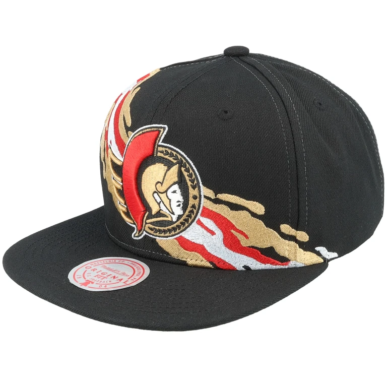 Men's NHL Vintage Paintbrush Snapback Senators Snapback Caps