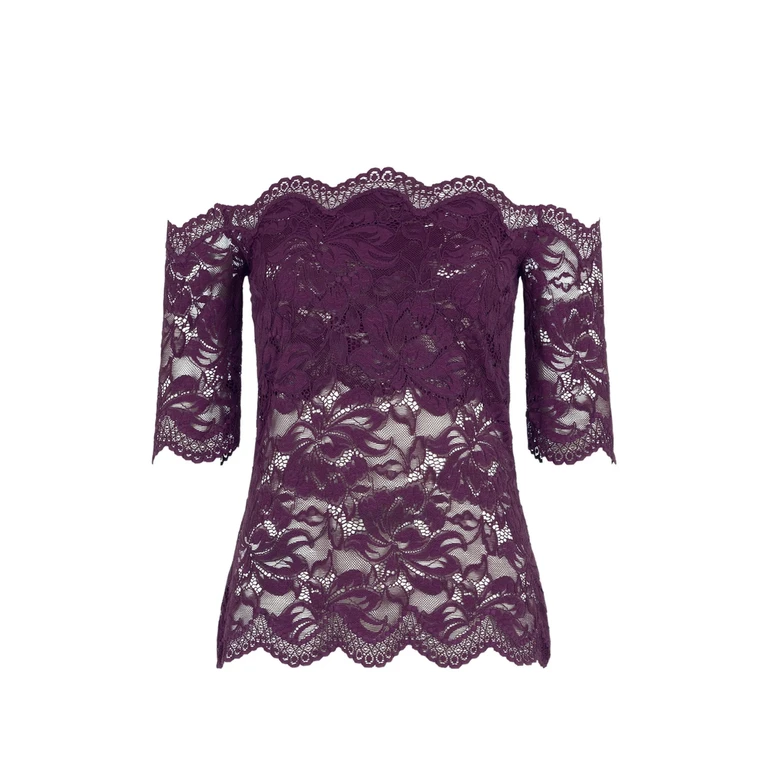Rabanne Layered-lace Off-shoulder Top