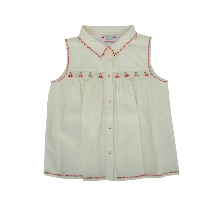 Bonpoint Rtw Upb Ecru Coton Biologique Abiti