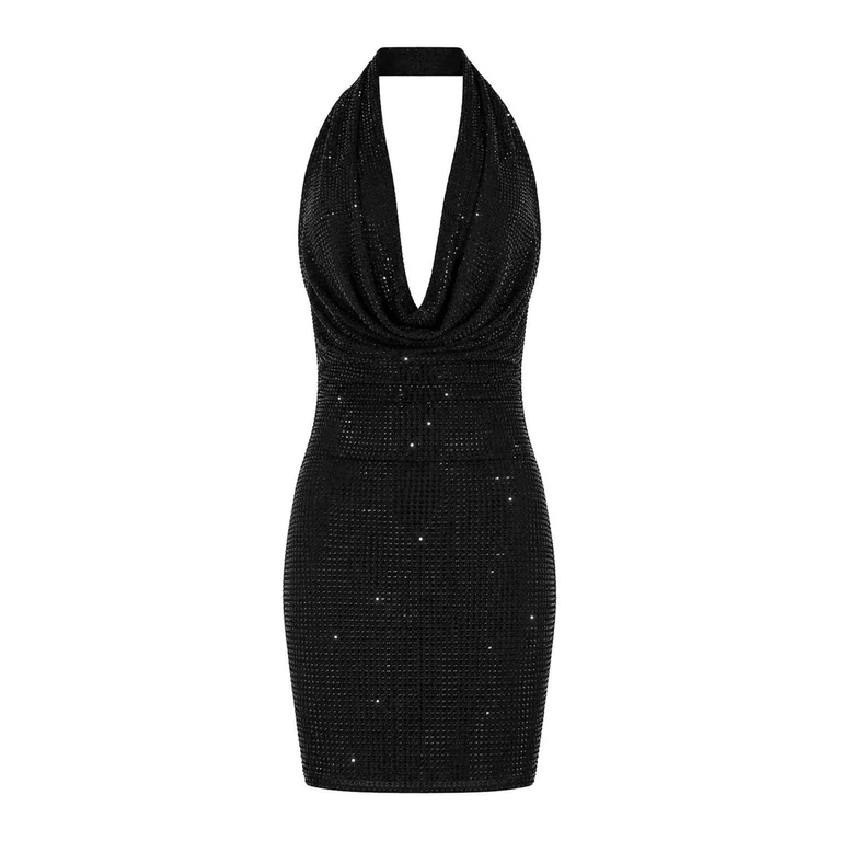 Robe Au Genou - Noir (A0127NER)