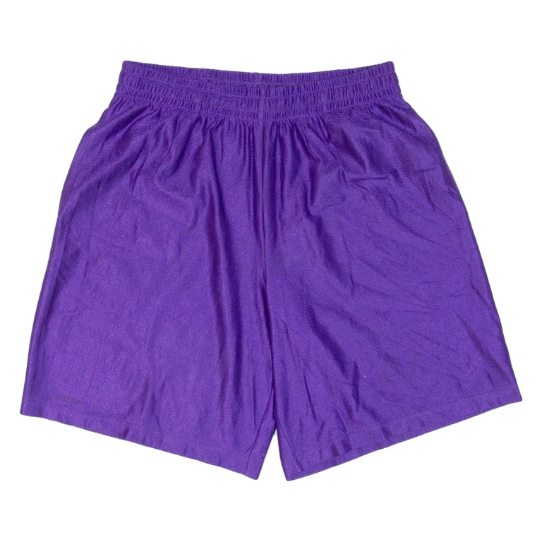 Mens Sports Shorts Purple Relaxed M W30