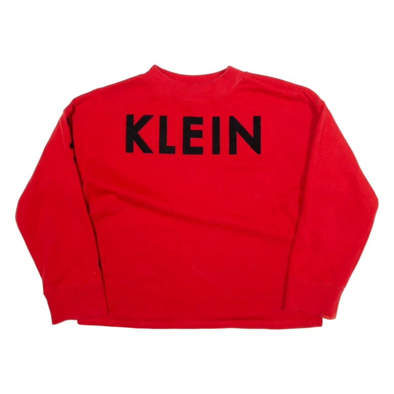 CALVIN KLEIN JEANS Womens Sweatshirt Red M