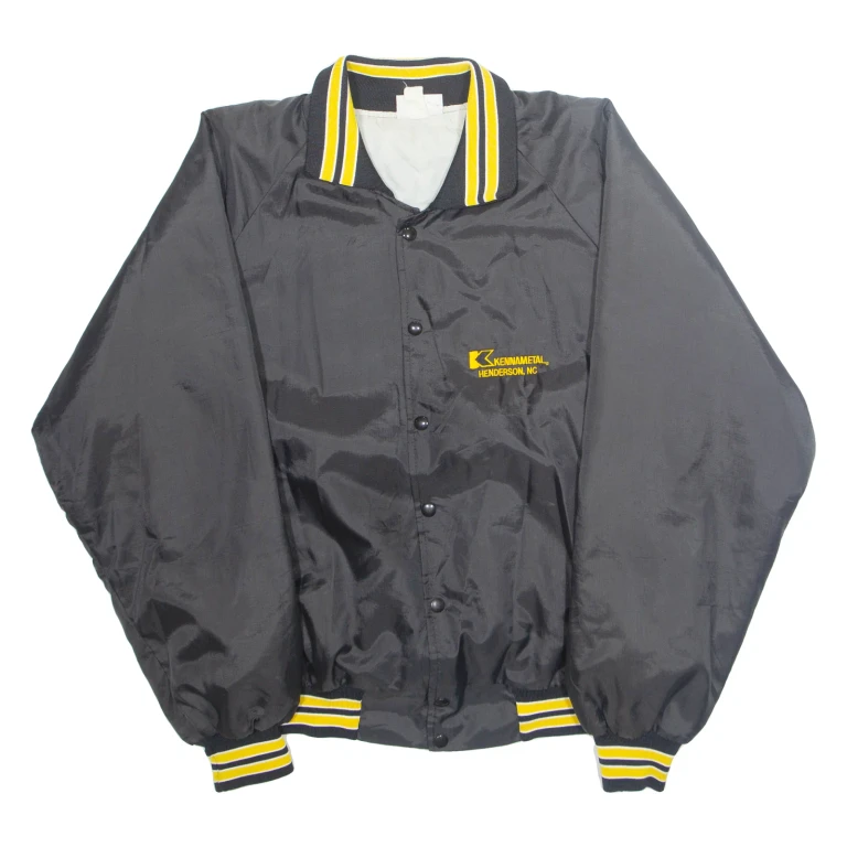 HARTWELL Mens Varsity Jacket Black USA XL