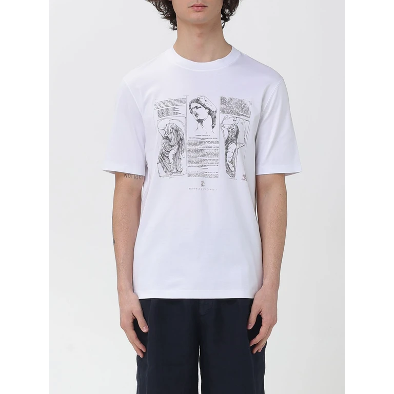 T-Shirt Men color White (M0B138517CFC06)