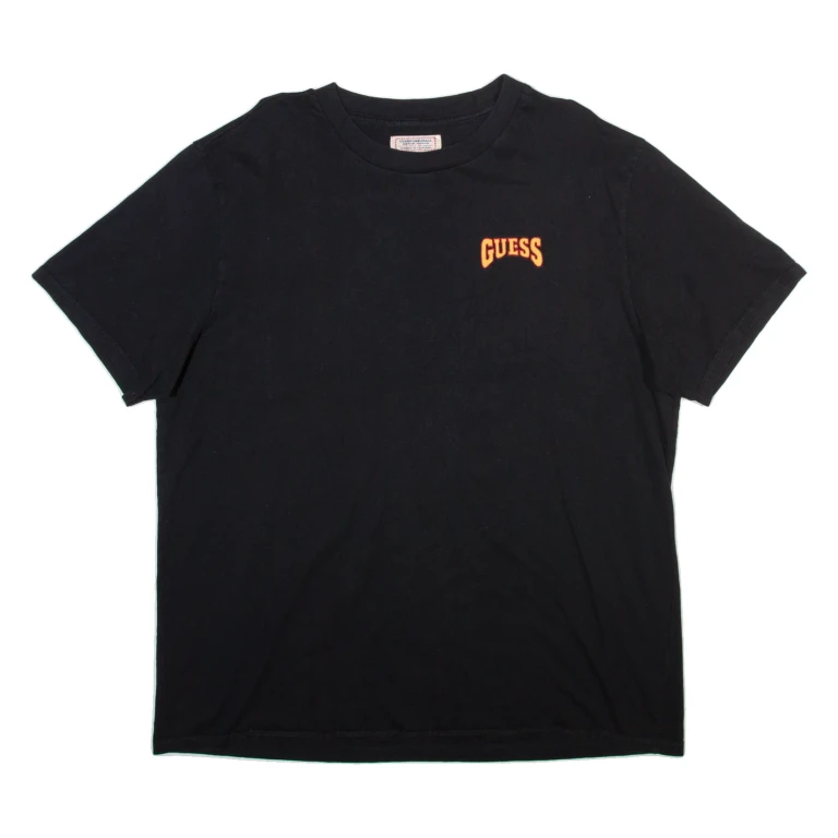 GUESS Mens T-Shirt Black XL