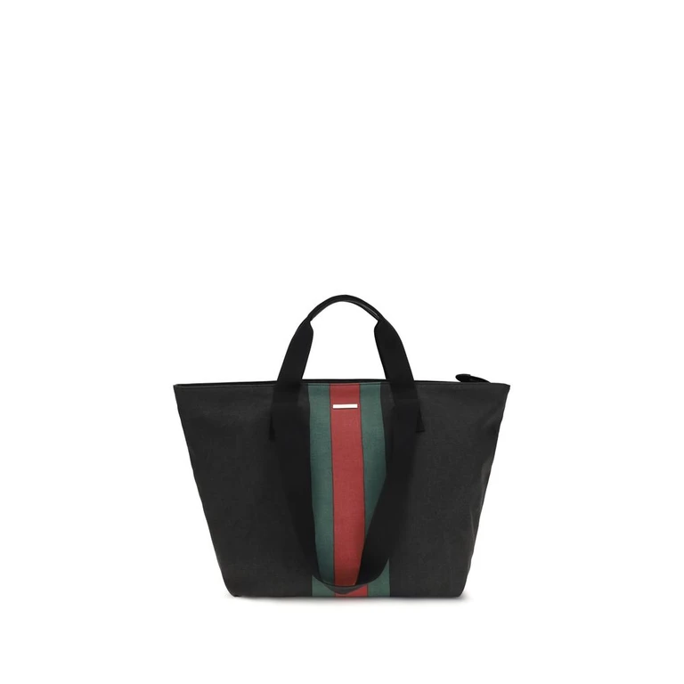 Gucci Black Cotton Shoulder Bag - Men (GU875929FAGA58444BB)