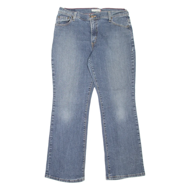 LEVI'S 550 Womens Jeans Blue Relaxed Bootcut Stone Wash W32 L29