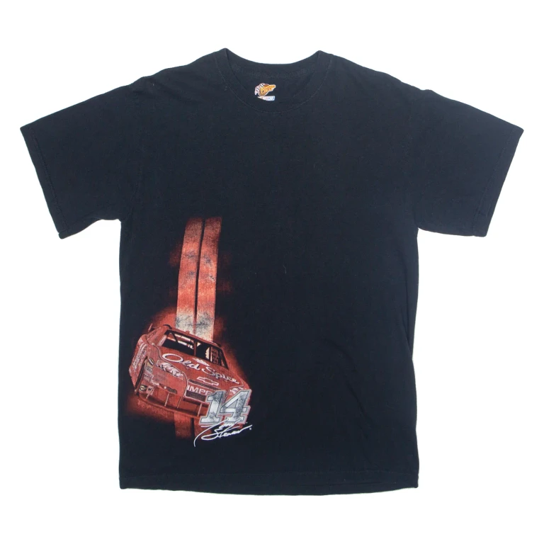 WINNERS CIRCLE Nascar Stewart Mens T-Shirt Black USA M