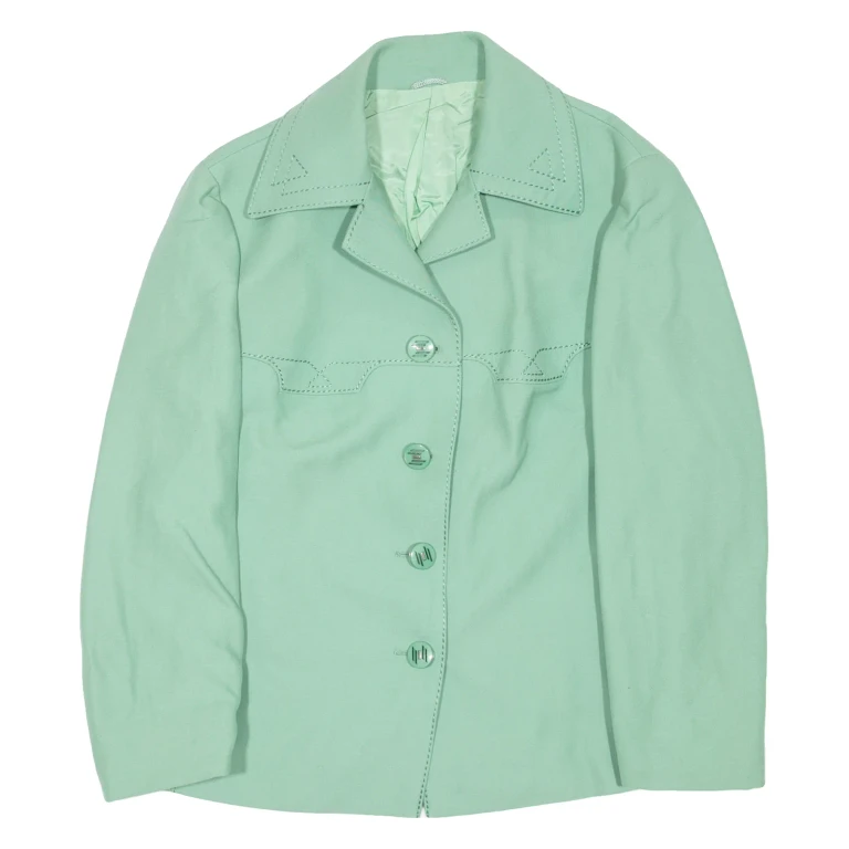 Mens Blazer Coat Green S