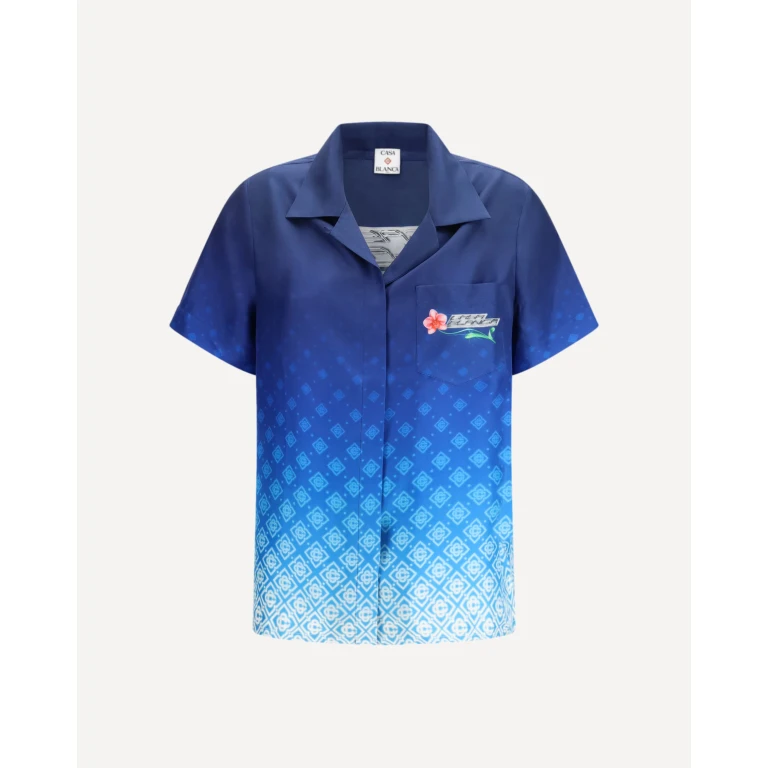 Casablanca Orchid Logo Shirt