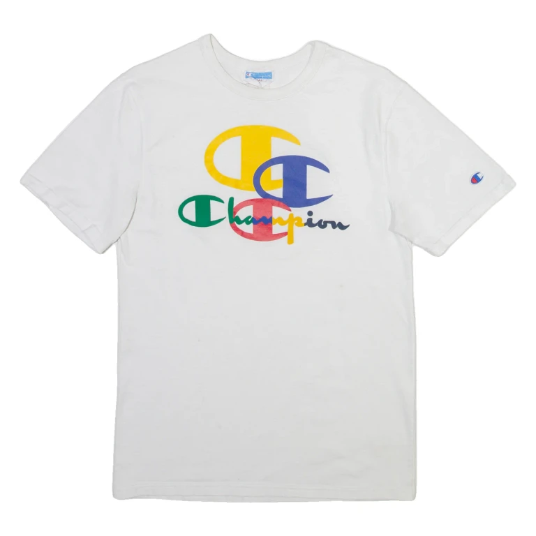 CHAMPION Mens T-Shirt White S