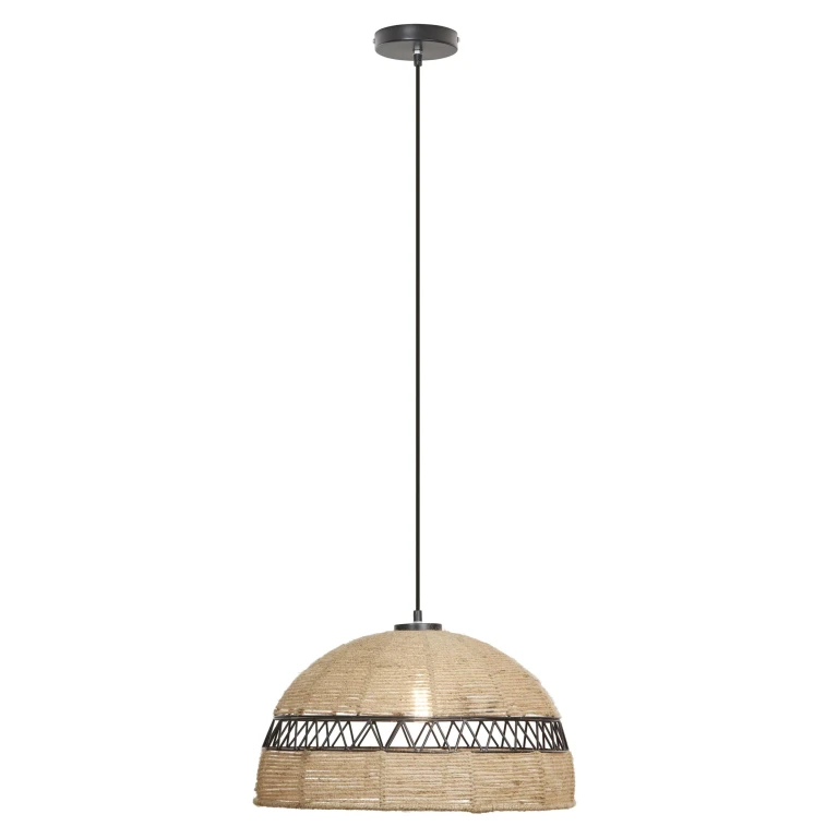 Metal and Jute Pendant