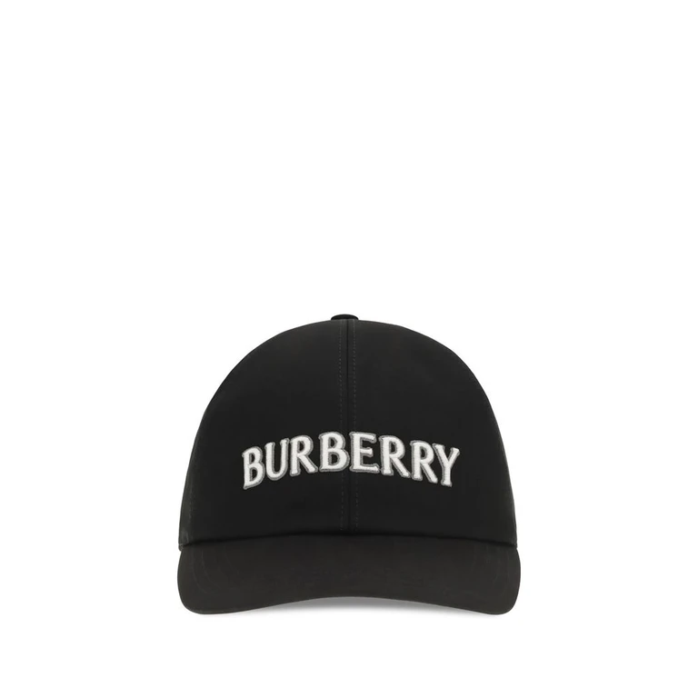 Burberry Black Cotton Cap (baseball Hat) - Men