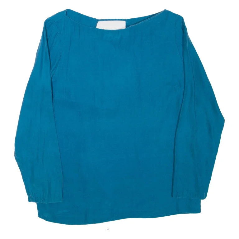 ZARA Womens Top Blue Long Sleeve M