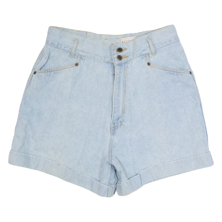 WESTPORT Womens Denim Shorts Blue 90s M W30
