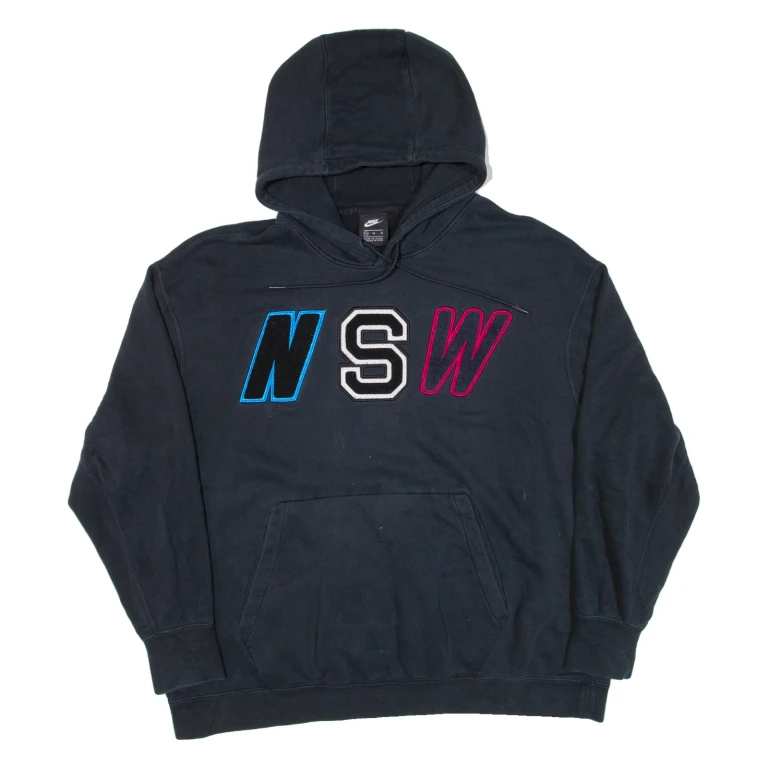 NIKE Nsw Mens Black Hoodie USA XL