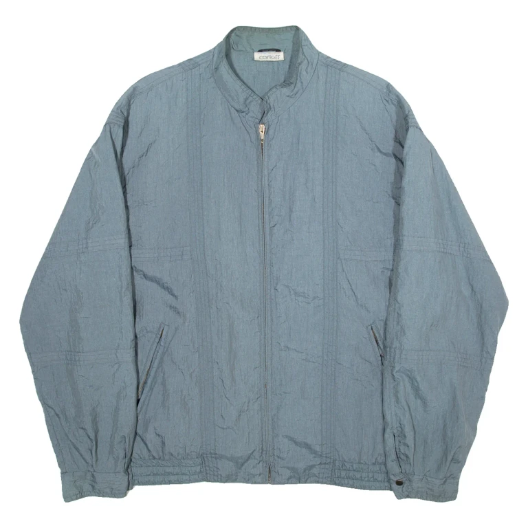 CARLOFF Mens Shell Jacket Blue 2XL