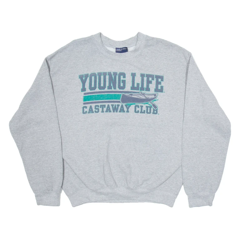 MV SPORT Mens Sweatshirt Grey M