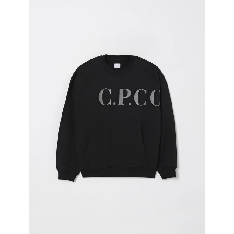 C. P. COMPANY Sweater Kids color Black (CUF01ELCA7660100)