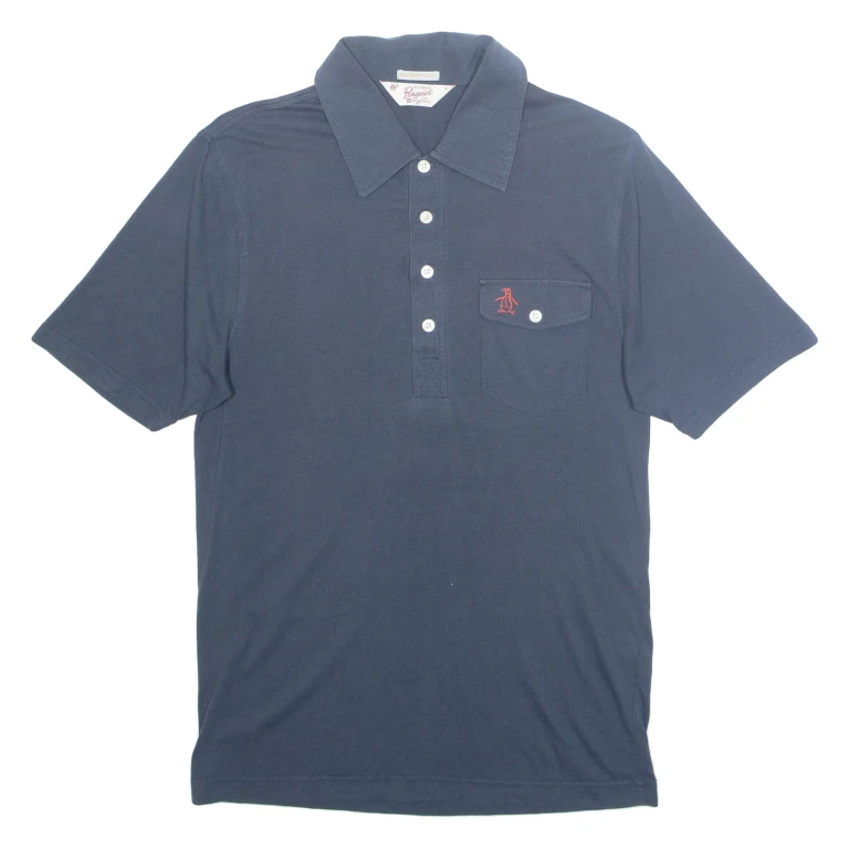 ORIGINAL PENGUIN Slim Fit Mens Polo Shirt Blue S