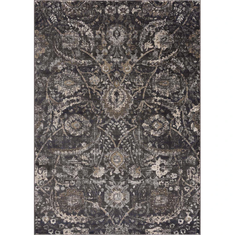 Georgiana Charcoal Area Rug