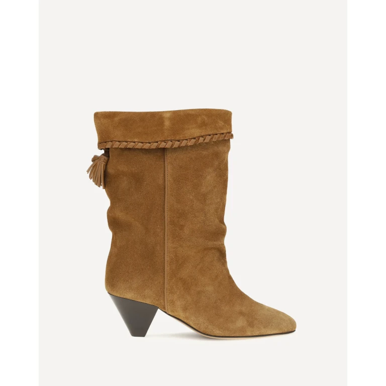 Draped suede Boots Female 36