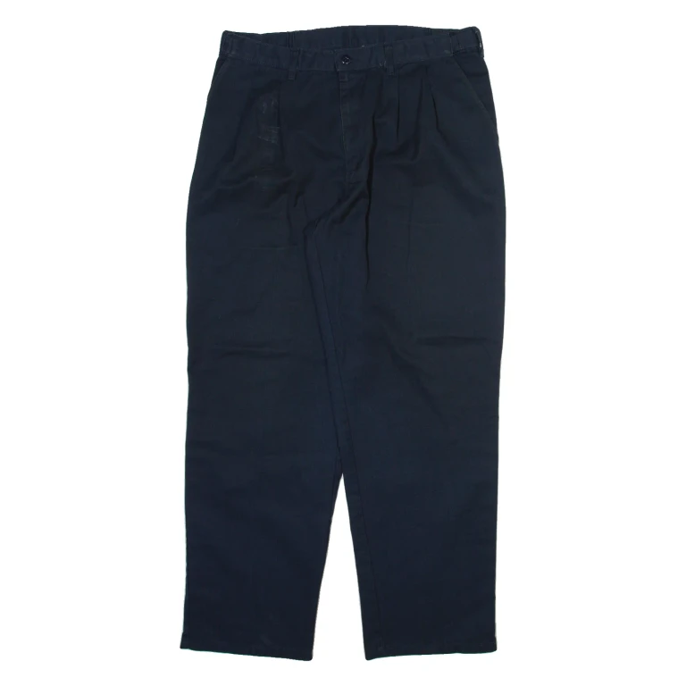 DICKIES Mens Trousers Blue Relaxed Straight W33 L29