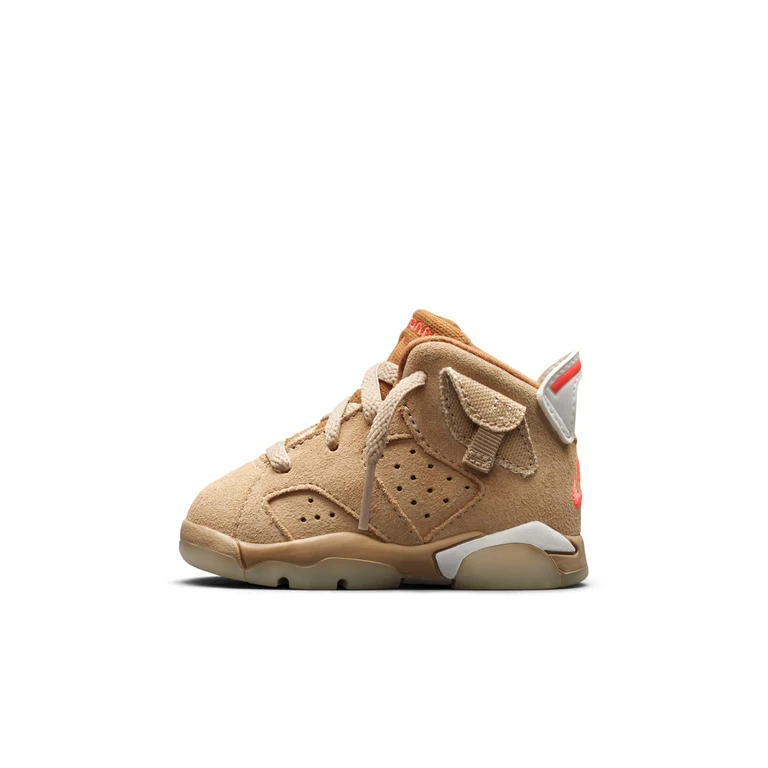 Toddlers Retro 6 'Travis Scott British Khaki' Td Sneakers