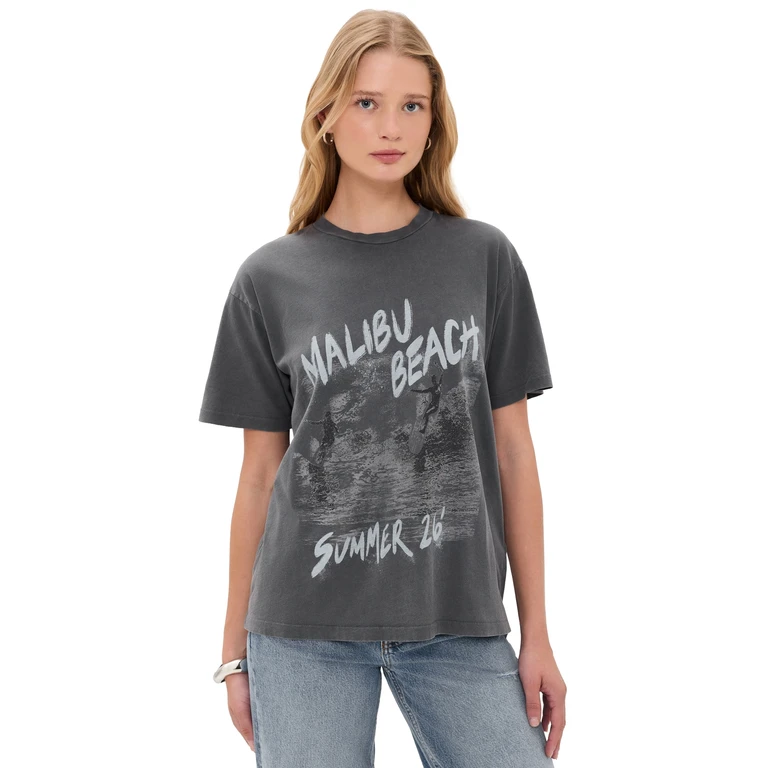 Cade Surfer Tee Washed Black S