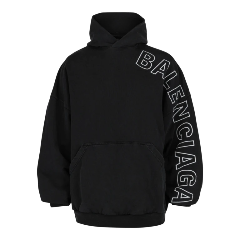 Logo Embroidered Oversized Hoodie