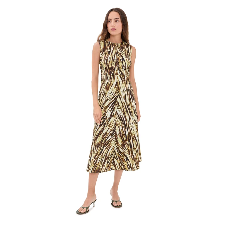 Proenza Schouler White Label Anoushka Dress Carambola Multi 2